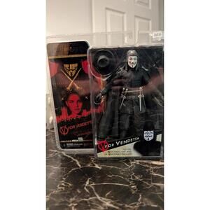 V FOR VENDETTA Reel Toys 7.5" NECA  DC Comics 2006 Removable FACTORY SEALED